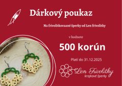 Dárkový poukaz na 500 korún