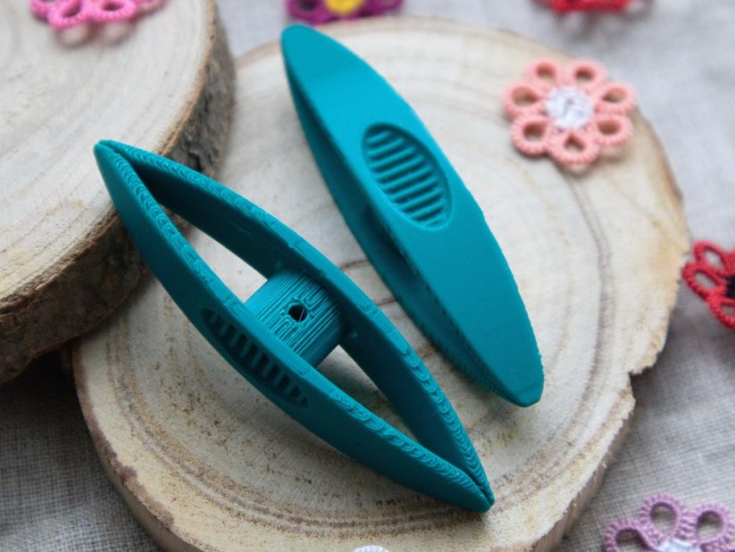 Člunek na frivolitkovaní II. - Barva: Ohnivá červená