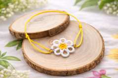 Náramek s květmi nadstavitelný