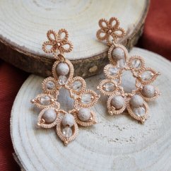 Náušnice Zina s korálkami