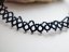 Choker varianta 7 - Barva: Vinovo červená
