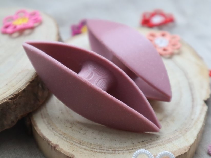 Člunek na frivolitkovaní I. - Barva: Ohnivá červená